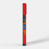 Cartoon Flash Laboratoryランニングのグラフィック iPhoneケース (右側面)