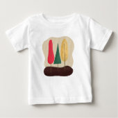 Cartoon, forest, trees ベビーTシャツ (正面)