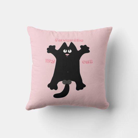 #cartoon #funny # cat クッション (裏面)