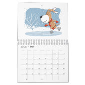 Cartoon Funny Cute Puppy Dog Lover 2026 Calendar カレンダー (1月 2027)