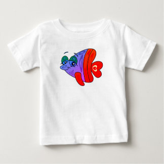 cartoon funny fish ベビーTシャツ