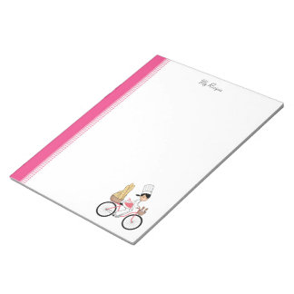 Cartoon Girlレシピメモ帳 ノートパッド