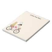 Cartoon Girlレシピメモ帳 ノートパッド (回転)