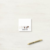 cartoon goat group post it ポストイット (デスク上)