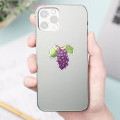 Cartoon grapes シール (スマートフォン)