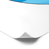 Cartoon Great Tit with Easter Egg ポスター (角)