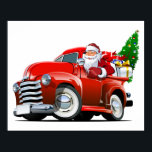 Cartoon greeting Christmas card ポスター<br><div class="desc">Cartoon greeting Christmas card</div>
