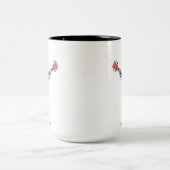 Cartoon Guitarist Mug ツートーンマグカップ (中央)