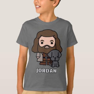 Cartoon Hagrid and Fang Character Art Tシャツ