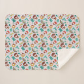 CARTOON HARRY POTTER™の生き物と呪文のパターン シェルパブランケット (正面(横))