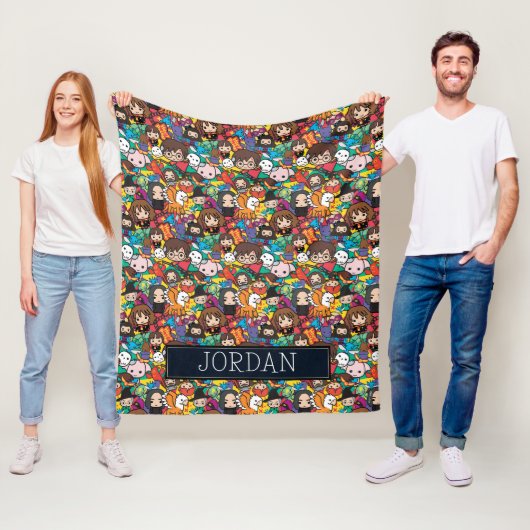 Cartoon Harry Potter Character | Add Your Name フリースブランケット (インサイチュ)