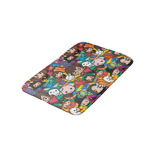 Cartoon Harry Potter Character Toss Pattern バスマット (アングル)