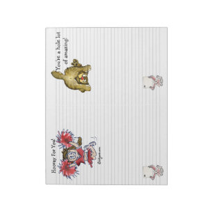Cartoon Hooray For You Double Notepad ノートパッド