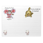 Cartoon Hooray For You Double Notepad ノートパッド (正面)