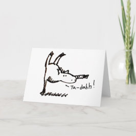 Cartoon Horse ¡Felicidades! Congratulations Card カード