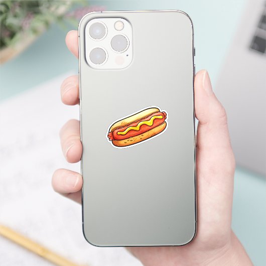 Cartoon hot dog シール (スマートフォン)