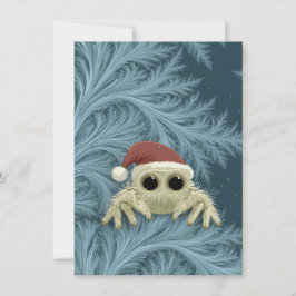 Cartoon Jumping Spider Christmas Cards シーズンカード