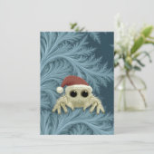 Cartoon Jumping Spider Christmas Cards シーズンカード (スタンド正面)