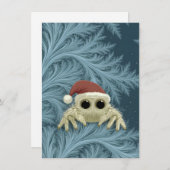 Cartoon Jumping Spider Christmas Cards シーズンカード (正面/裏面)