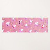 Cartoon Katzen  ヨガマット (正面(横))