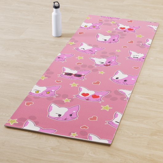 Cartoon Katzen  ヨガマット (インサイチュ)