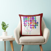 Cartoon Kid with Goofy Hat クッション (椅子)