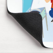 Cartoon Kids Record Party cartoon Design マウスパッド (コーナー)