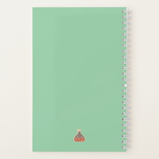 Cartoon Lab Assistant ノートブック (裏面)