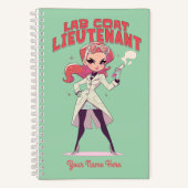 Cartoon Lab Assistant ノートブック (正面)