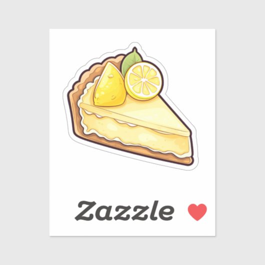 Cartoon lemon pie シール (シート)