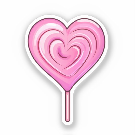 Cartoon lollipop シール (正面)