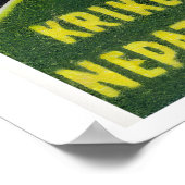 Cartoon Man Shouting Czechoslovakia Mid-Century ポスター (角)