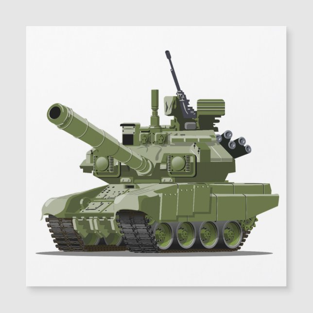Cartoon modern armored tank (正面)
