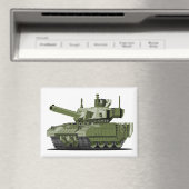 Cartoon modern armored tank マグネット (インサイチュ (食洗機))