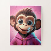 Cartoon Monkey 11"x14"、30点 ジグソーパズル (縦)