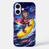 Cartoon Monkey Banana Fun Case Case-Mate iPhoneケース (裏面)