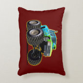 Cartoon monster truck アクセントクッション (正面(垂直))