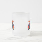 Cartoon monster truck フロストグラスマグカップ (中央)