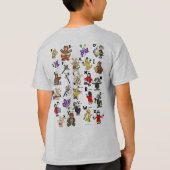 Cartoon Morse Code for Kids!  Letter D Tシャツ (裏面)