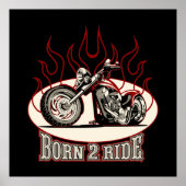 Cartoon motorbike ポスター (正面)