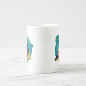 Cartoon NIFFLER™と金ゴールドコイン ボーンチャイナマグカップ (正面)