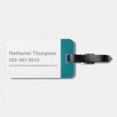 Cartoon NIFFLER™と金ゴールドコイン ラゲッジタグ (裏面横)