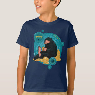 Cartoon NIFFLER™と金ゴールドコイン Tシャツ