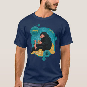 Cartoon NIFFLER™と金ゴールドコイン Tシャツ