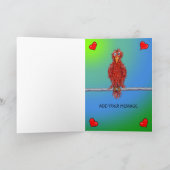 Cartoon of two birds カード (内部)