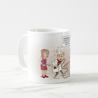 Cartoon; Opletten met tijgerbrood コーヒーマグカップ