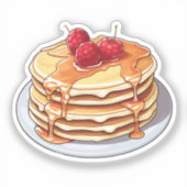 Cartoon pancake シール (正面)