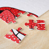 Cartoon Patch Badges:レトロ ポップ・アートの ジグソーパズル (側面)