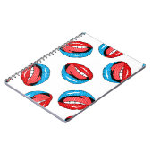 Cartoon Patch Badges:レトロ ポップ・アートの ノートブック (左側)