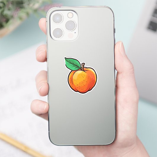 Cartoon peach シール (スマートフォン)